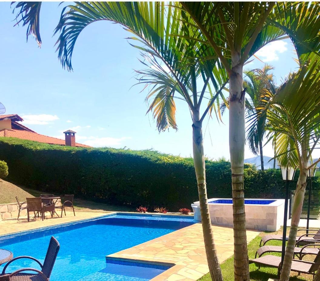 Chacara Tha&Thi Cond Fechado Wi Fi Spa E Pisc Aquececimento Solar Bom Jesus dos Perdoes Exterior photo